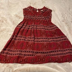 Boho rustic sleeveless top - back collar button